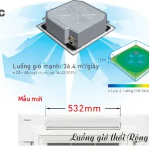 Trang Chủ 43 Điều hòa âm trần Panasonic 18000BTU 1 chiều S-19PU1H5B/U-19PN1H5